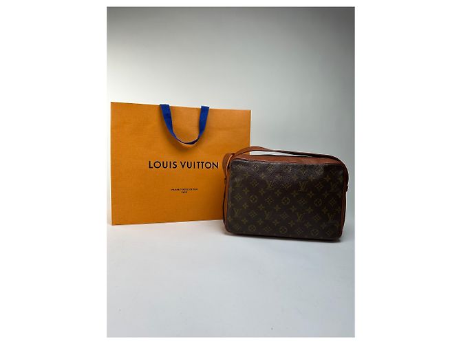 Vintage Louis Vuitton Monogram Canvas Schultertasche Braun - Ansicht 2