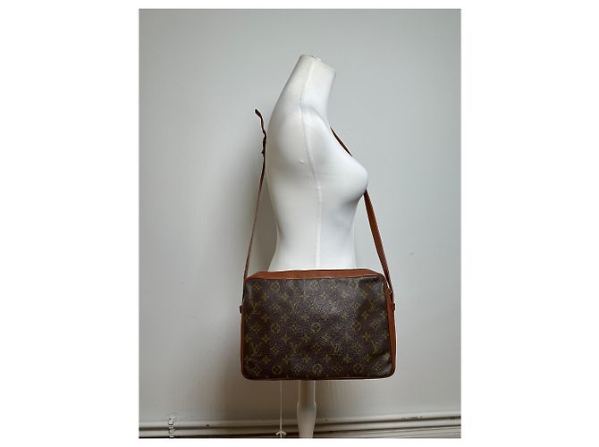Vintage Louis Vuitton Monogram Canvas Schultertasche Braun - Ansicht 4