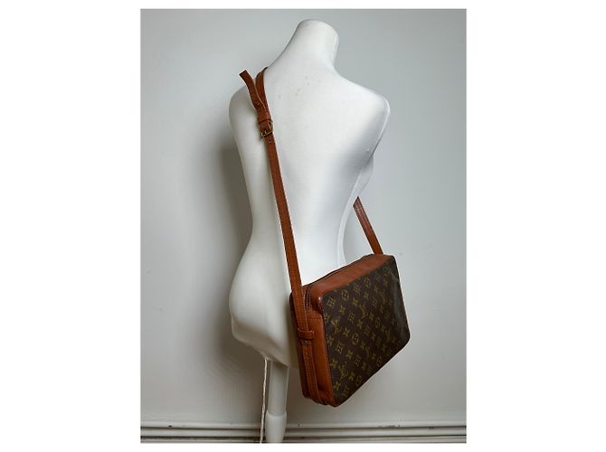 Vintage Louis Vuitton Monogram Canvas Schultertasche Braun - Ansicht 7
