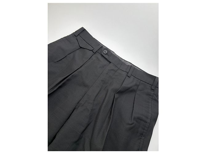 Vintage Burberry Herren-Wollanzug-Set, Anthrazit 38R - Ansicht 13