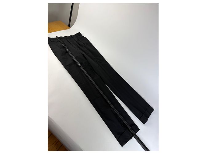 Vintage Burberry Herren-Wollanzug-Set, Anthrazit 38R - Ansicht 4