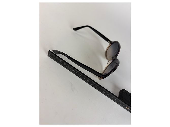 Vintage Marni Sonnenbrille mit Gradient-Rahmen c. 2010s Brown Black - Ansicht 9
