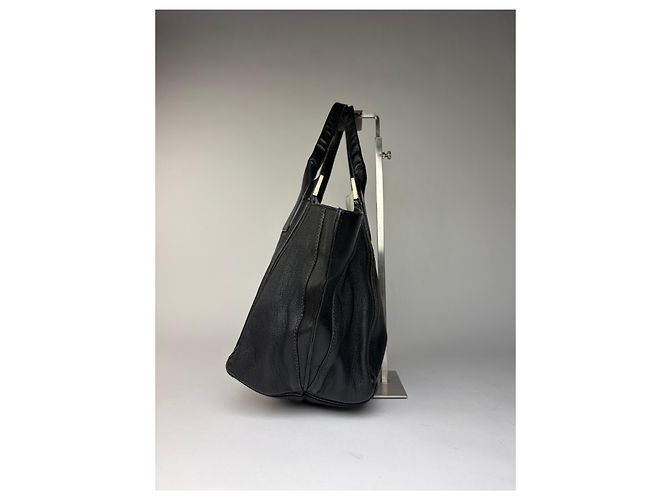 Vintage Chloé Edith Structured Top-Handle Bag Black - view 10