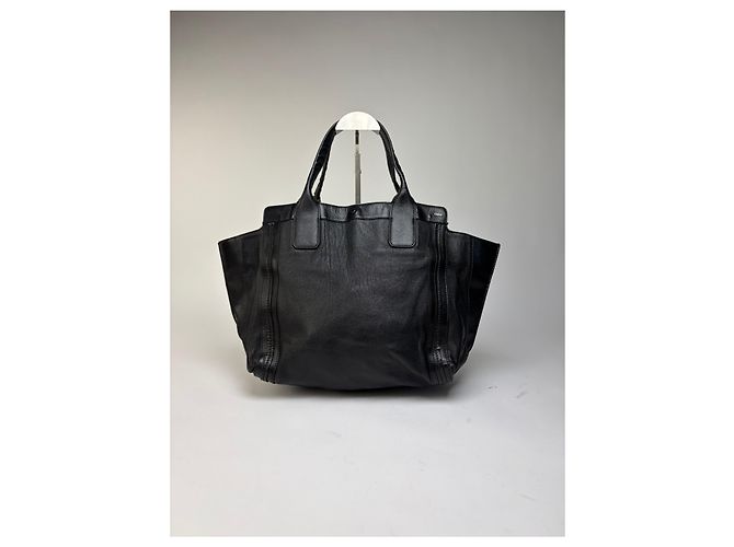 Vintage Chloé Edith Structured Top-Handle Bag Black - view 11
