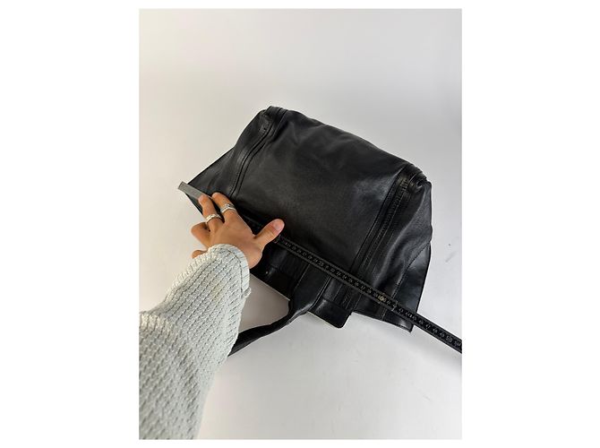 Vintage Chloé Edith Structured Top-Handle Bag Black - view 13