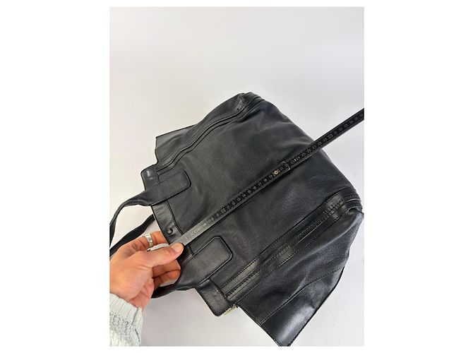 Vintage Chloé Edith Structured Top-Handle Bag Black - view 14