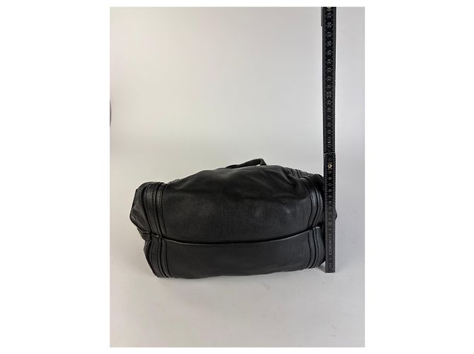 Vintage Chloé Edith Structured Top-Handle Bag Black - view 15