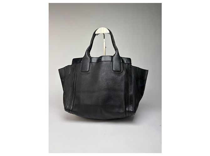 Vintage Chloé Edith Structured Top-Handle Bag Black - view 2
