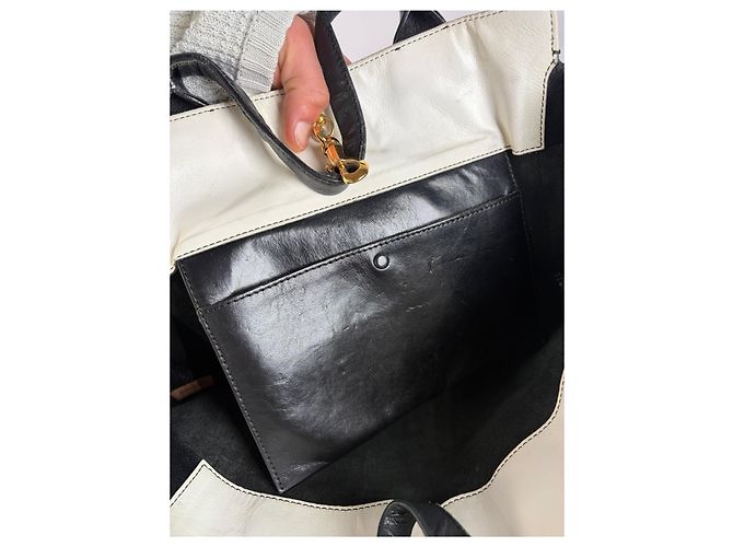 Vintage Chloé Edith Structured Top-Handle Bag Black - view 4