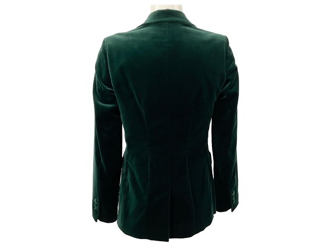 Autre Marque Blazer de terciopelo Spruce Green Frame - vista 3