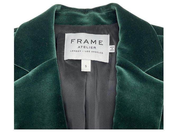 Autre Marque Blazer de terciopelo Spruce Green Frame - vista 4