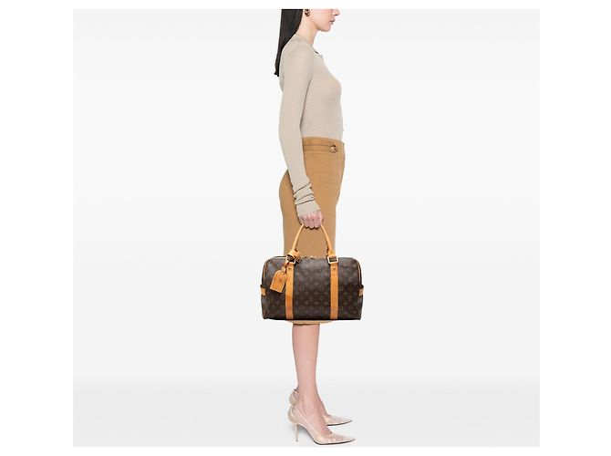Borsa da viaggio Carryall Louis Vuitton Monogram marrone - vista 6