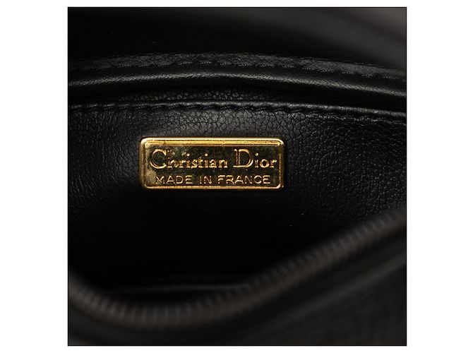 Borsa a mano Dior in pelle nera - vista 5