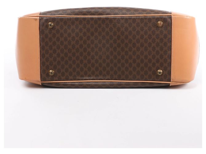 Céline Borsa porta documenti CELINE Macadam con manico superiore in Brown - vista 13
