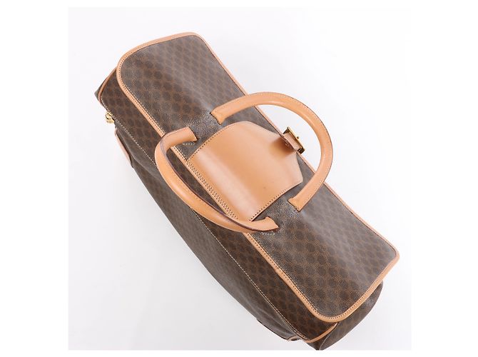 Céline Borsa porta documenti CELINE Macadam con manico superiore in Brown - vista 16