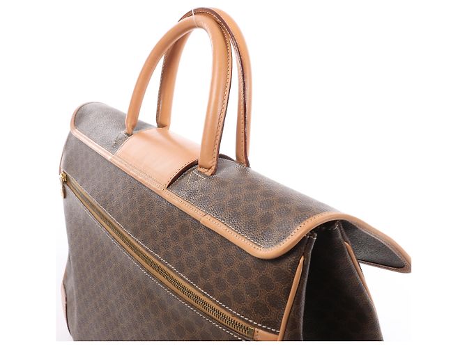 Céline Borsa porta documenti CELINE Macadam con manico superiore in Brown - vista 5