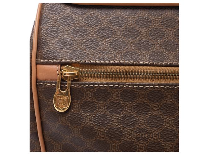 Céline Borsa porta documenti CELINE Macadam con manico superiore in Brown - vista 6