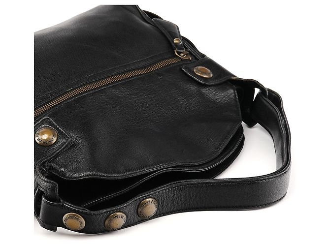 Marc Jacobs Borsa a tracolla in pelle nera - vista 10