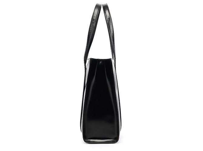 Prada Borsa Tote Carolyn Bessette Kennedy 1995 Black Spazzolato - vista 2