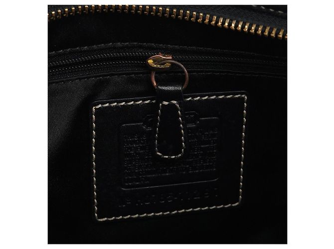 Coach 11297 Borsa Hobo Ergo in tela Signature Grey Black - vista 13