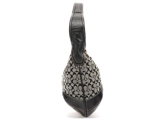 Coach 11297 Borsa Hobo Ergo in tela Signature Grey Black - vista 2