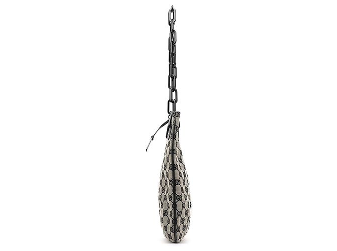 Gucci 001 4168 Borsa a tracolla Grey GG Plastic Chain - vista 2