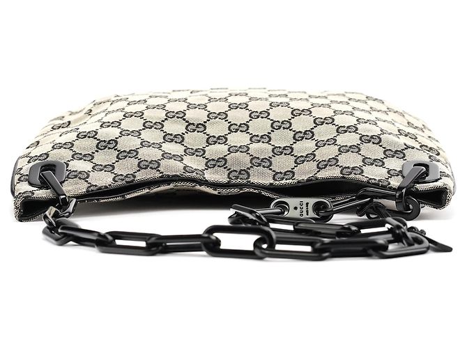 Gucci 001 4168 Borsa a tracolla Grey GG Plastic Chain - vista 4