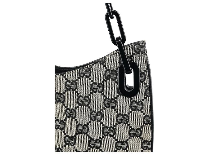 Gucci 001 4168 Borsa a tracolla Grey GG Plastic Chain - vista 8