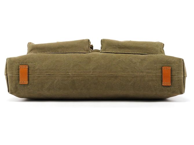 Gucci Borsa a tracolla in tela kaki con tasche cargo Autunno 2002 - vista 5