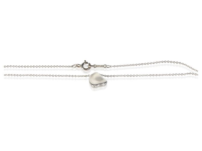 Tiffany & Co. Argento Sterling Ciondolo Piccolo Cuore Pieno Elsa Peretti - vista 2