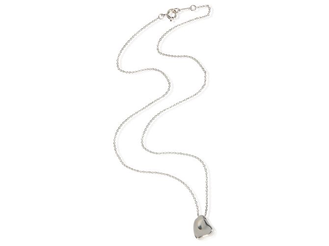 Tiffany & Co. Argento Sterling Ciondolo Piccolo Cuore Pieno Elsa Peretti - vista 3