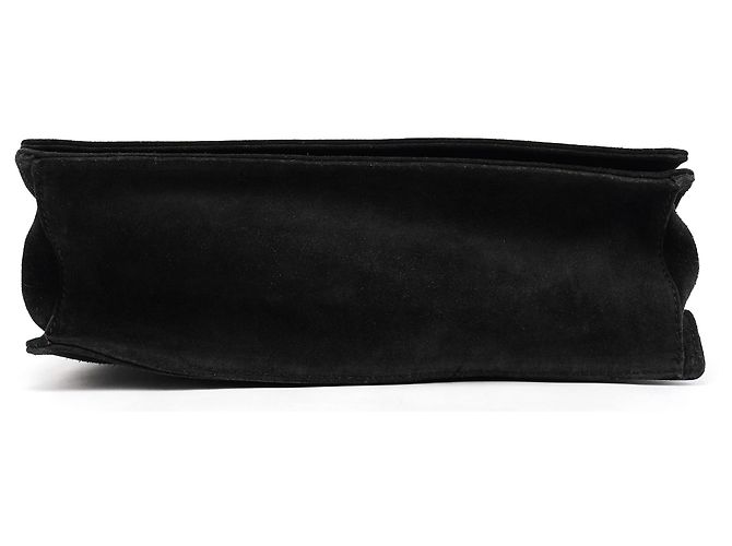 Gucci 001 3243 Borsa a tracolla in camoscio nero Bamboo - vista 5