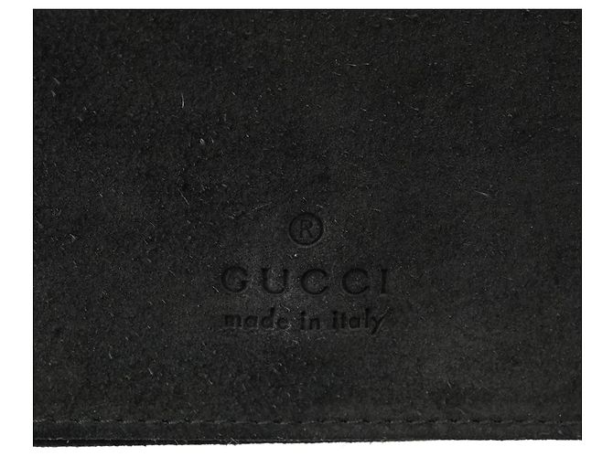 Gucci 001 3243 Borsa a tracolla in camoscio nero Bamboo - vista 7