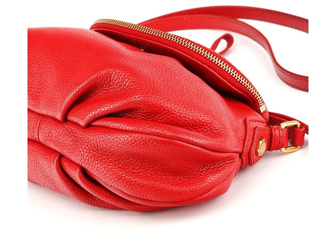 Marc by Marc Jacobs Borsa a tracolla Classic Q in pelle rossa - vista 10