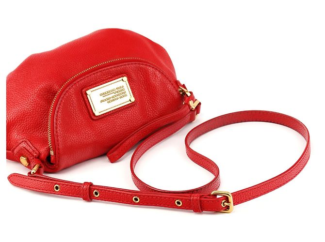 Marc by Marc Jacobs Borsa a tracolla Classic Q in pelle rossa - vista 11