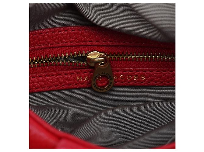 Marc by Marc Jacobs Borsa a tracolla Classic Q in pelle rossa - vista 13