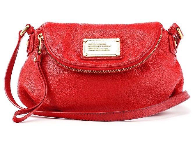 Marc by Marc Jacobs Borsa a tracolla Classic Q in pelle rossa - vista 4