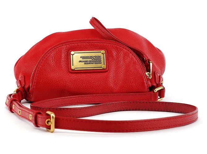 Marc by Marc Jacobs Borsa a tracolla Classic Q in pelle rossa - vista 5