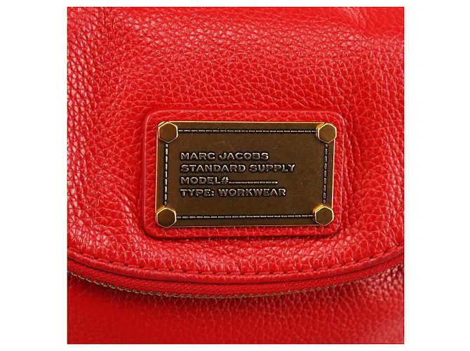 Marc by Marc Jacobs Borsa a tracolla Classic Q in pelle rossa - vista 7