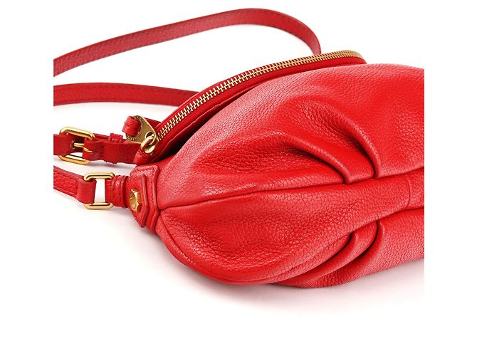 Marc by Marc Jacobs Borsa a tracolla Classic Q in pelle rossa - vista 9