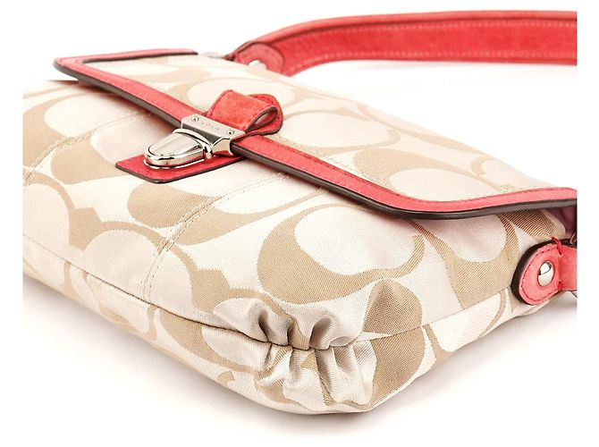 Coach 18353 Borsa 2-Way Signature Canvas Beige Pink - vista 9