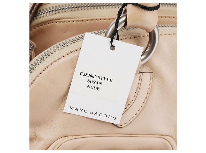 Marc Jacobs Beige Leder 2-Way Tasche mit Drehverschluss - Ansicht 7