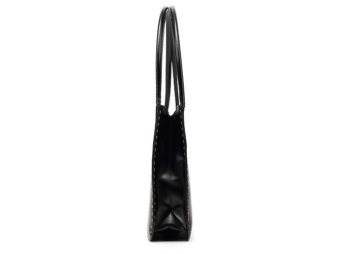 Gucci 001 4278 Borsa a tracolla hobo in pelle nera - vista 2