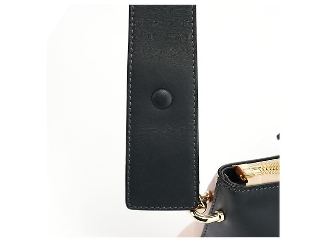 Chloé Borsa 2-Way Baylee in vitello Rosa e Nero - vista 10