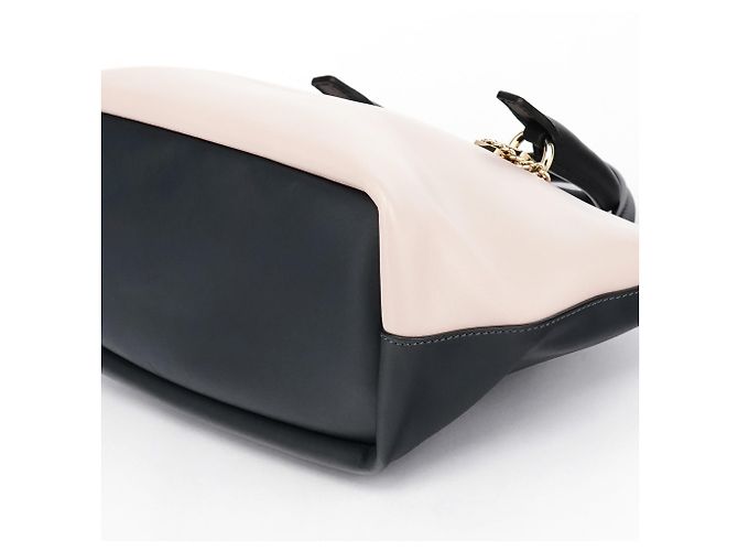 Chloé Borsa 2-Way Baylee in vitello Rosa e Nero - vista 12