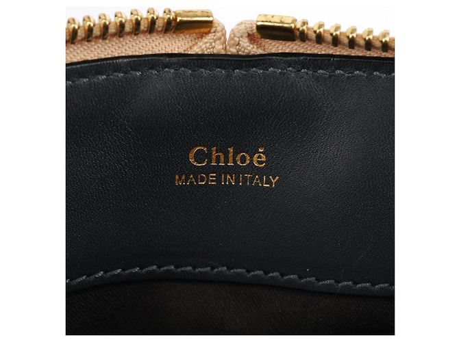 Chloé Borsa 2-Way Baylee in vitello Rosa e Nero - vista 14