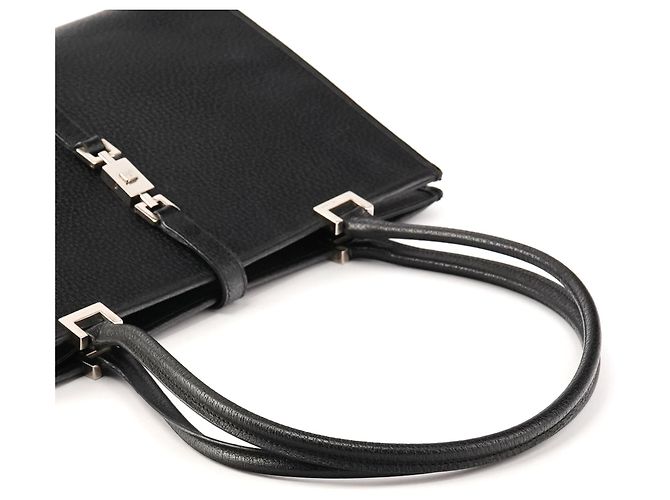 Gucci 002 1073 Borsa Tote Jackie in pelle nera - vista 11