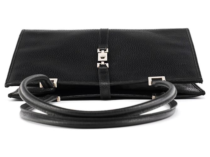 Gucci 002 1073 Borsa Tote Jackie in pelle nera - vista 4