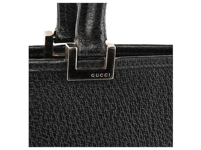 Gucci 002 1073 Borsa Tote Jackie in pelle nera - vista 6