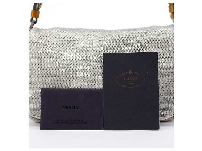 Prada B9937 1999 Silver Mesh Sport Shoulder Bag - vista 15